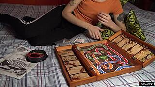 Petite Nerd Bends Over For Doggy Creampie