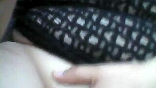 delicious orgasm builds slowly in her body