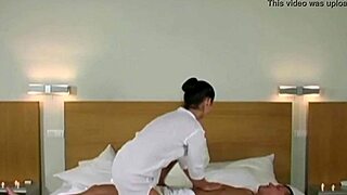 Relaxing hot massage session with soothing techniques