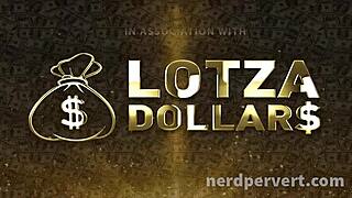 valentina bianco nerd gets spunk all over her face from pov blowjob