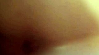 In this casual scene, a beautiful shaved pussy gets fucked hard in anal