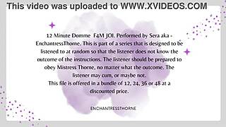 Domme Commands Hard Jerk Off Instructions for Total Control.