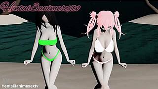 this hentai episode features dance and sex with my favorite mistress and her friend 😏