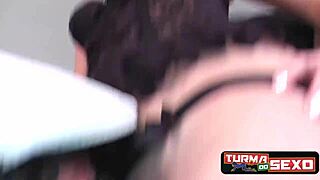 latina pornstar takes double penetration 😈