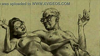 Vintage Illustration Showcasing Classic Art Style