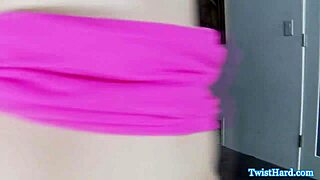 addie juniper petite brunette babe in classy glamour juices scene