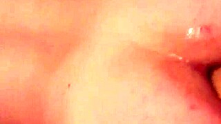 My girlfriend pegs my hot ass so deep tonight.