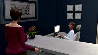 Doctor and Patient Explore Threesome Orgy in Sims 4