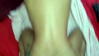 This amateur married babe gets her big ass fucked anal style with a creampie