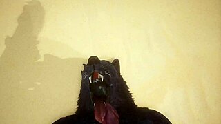 pov of two gay wolves fucking hard in wild furry action