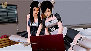 harem hotel 371 in anime hentai game