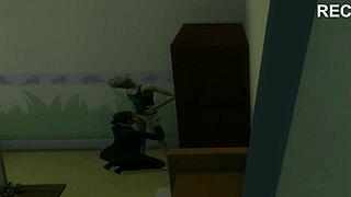 Hidden cam captures old and young in action