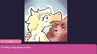 WATCH THESE 2 CHICKS STRIP IN FURRY POKER GAME!