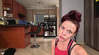 Skinny milf gives close-up POV blowjob with intense cumshot finish.