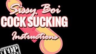 sissy boi, wanna learn how to suck cock right?