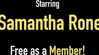 Samantha Rone Teases in Lingerie With Wet Big Ass for Deep Doggystyle