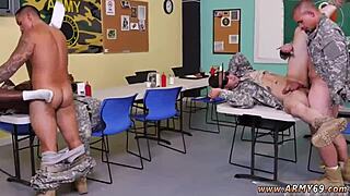 Japanese Military Guys in Steamy Gay Action