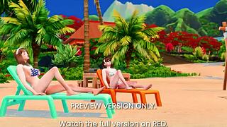 3D adult movie based on Dead or Alive series - preview