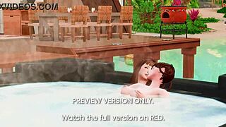 dead or alive 2 preview shows steamy 3d hentai action.