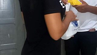 man, that delivery guy drilled my tight ass for the snack