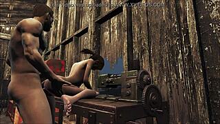 Fallout 4 Workshop Turns Wild with Teen Anal Action in 3D Cartoon. See Her Brunette Ass Get Pounded!