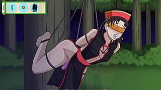 Busty ninja trio gets slammed hard in Jikage Rising Arc 2