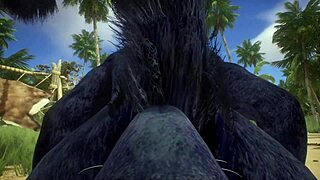 pov of two gay wolves fucking hard in wild furry action