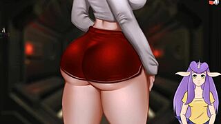 dragon ball queen moans during monster cock doggystyle fucking