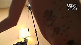 i'm a skinny amateur teen trying pov blowjob on big cock during my first casting interview