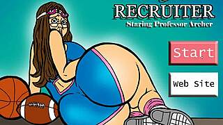 Big Butt White Professor Fucked by Pimp in Gameplay Bad Ending