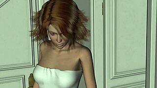 In the bedroom, this 3d mommy gets anal fucked until squirting cum everywhere.