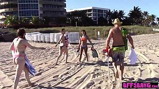 Naughty Bisexual Teen BFFs Crave Riding Big Thick Cock