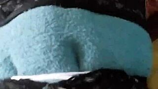 man, i’m just tryin’ out this used lingerie my aunt gave me... feels weird!