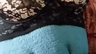 man, i’m just tryin’ out this used lingerie my aunt gave me... feels weird!