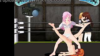 princess of the ring - juliette vs sofia in wild anime catfight! 💥