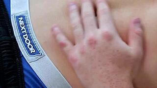 Muscular redhead gets off in gay video