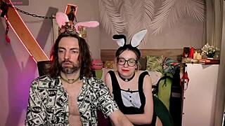 our cute streams feature this blonde couple dancing sexy with her small waist and beautiful skinny body 😍