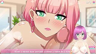 zoey, you horny roommate, let's play this hentai game now!