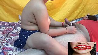 Indian Girlfriend Giving a Hot Footjob