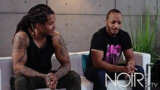 my stepsisters boyfriend is gay and i end up fucking him