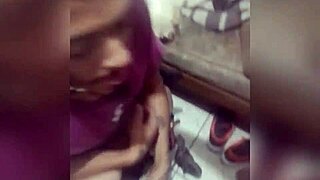 cadeirante viadinho sucks huge black cock in public spot