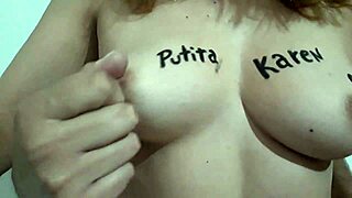 Damn, feel up my tits right now!