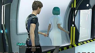 3D animated porn with hot black women in a space adventure