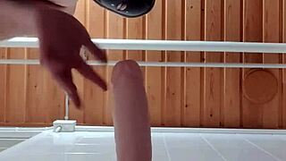 Latexi69 Rides Big Dildo in Sexy Latex Costume