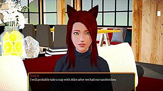 Hey, wanna play a naughty game with my new family? How far will this redhead milf go?