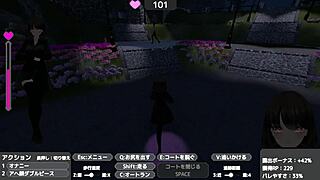 You see anime girl Sereka-san exposing in naked coat without being noticed on 2024-06-07, masturbating publicly in game?