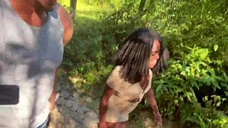 We took the hot girl to the waterfall and had fun