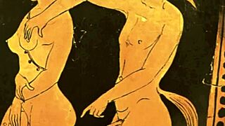 Vintage Erotic Cartoon Art from Antique Retro Era