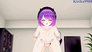 Yuzuki choco and tokoyami towa hololive vtuber hentai