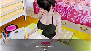 Hentai game with big tits and cute outfits, decent